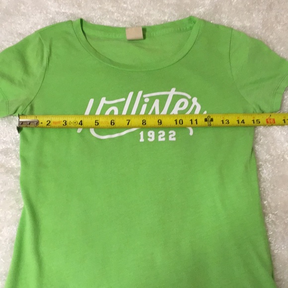 HOLLISTER T-short lime green XS - Picture 5 of 7